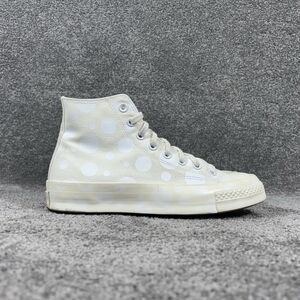 Converse Chuck Taylor All-Star 70 Hi A01183C Women’s Sz 9 White Polka Dots Shoes